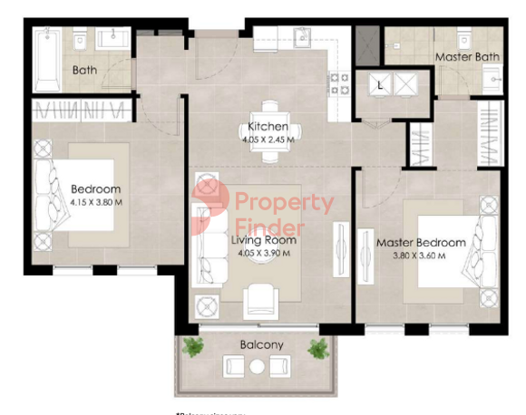 2 Bedroom Apartment