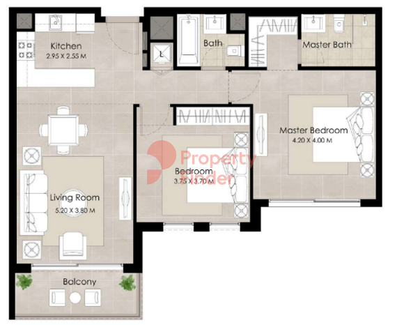 2 Bedroom Apartment