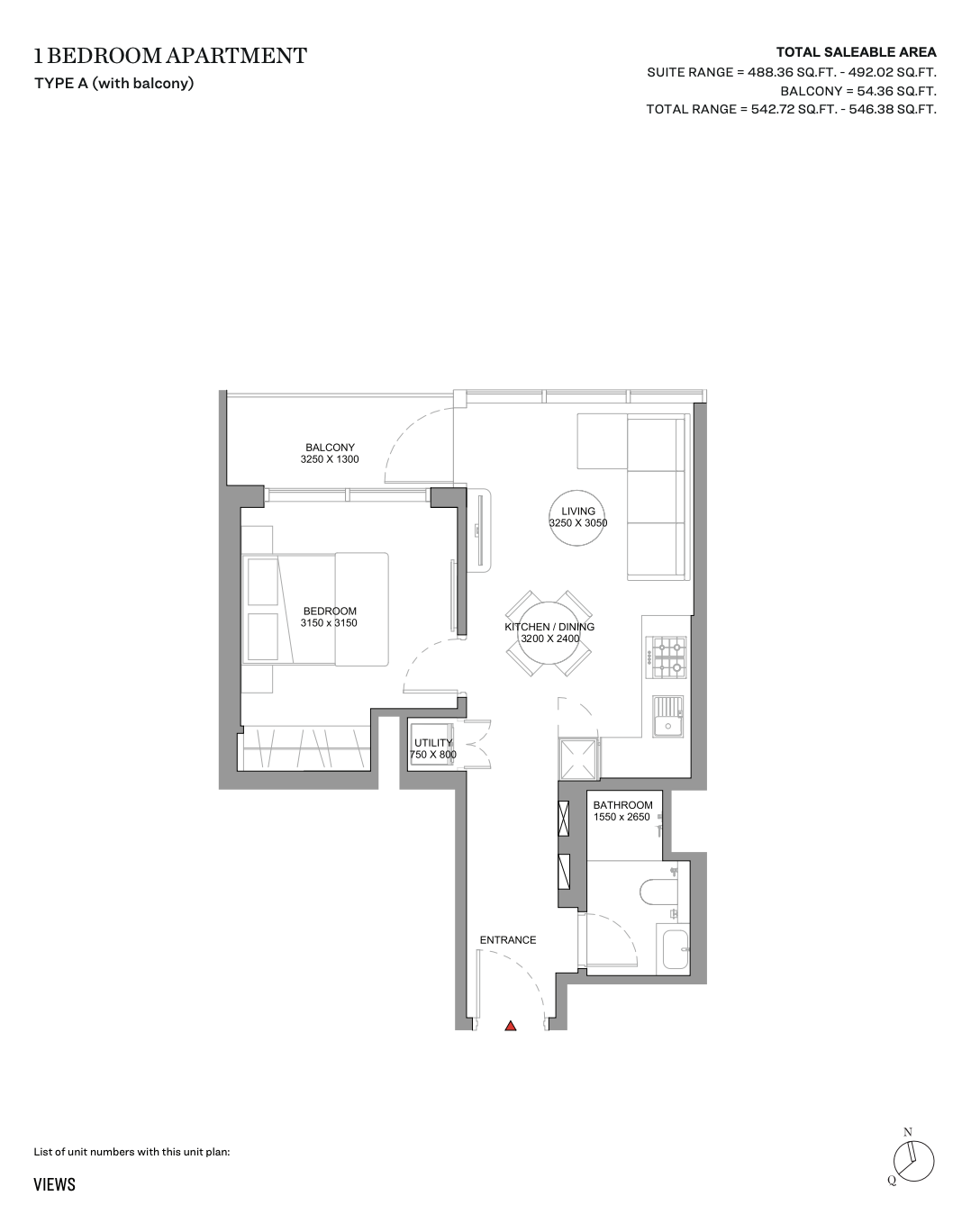 Type A (Without Balcony)