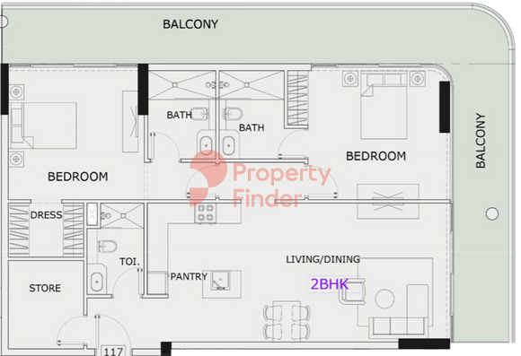 2 Bedroom Apartment