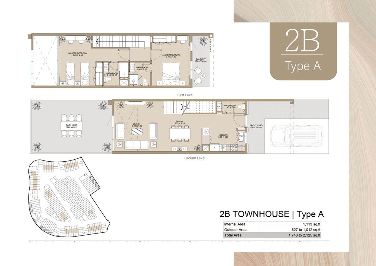 2 Bedroom Townhouse