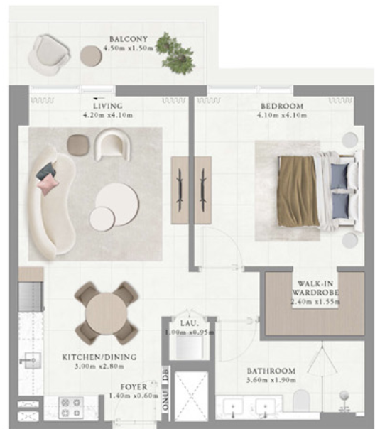 Type 9 Building 1 1 bed