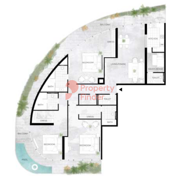 3 Bedroom Apartment