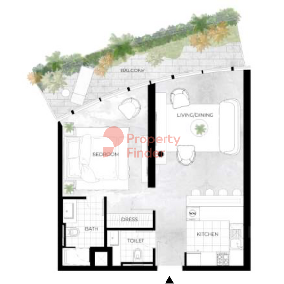 1 Bedroom Apartment