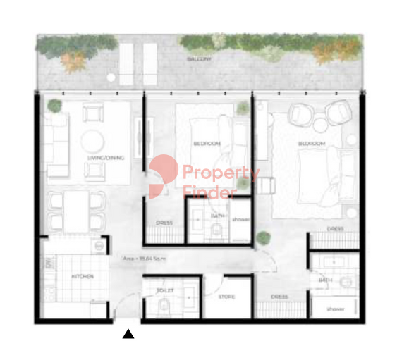 2 Bedroom Apartment