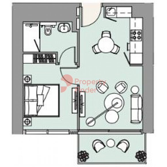 1 Bedroom Apartment - Tower A