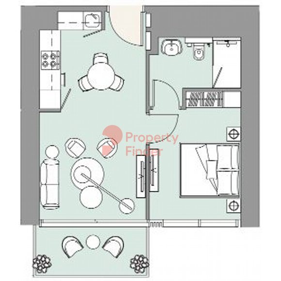 1 Bedroom Apartment - Tower A