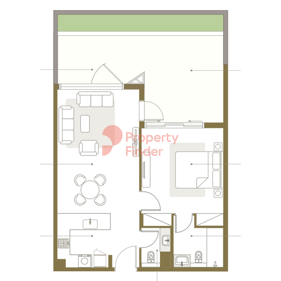 1 Bedroom Apartment