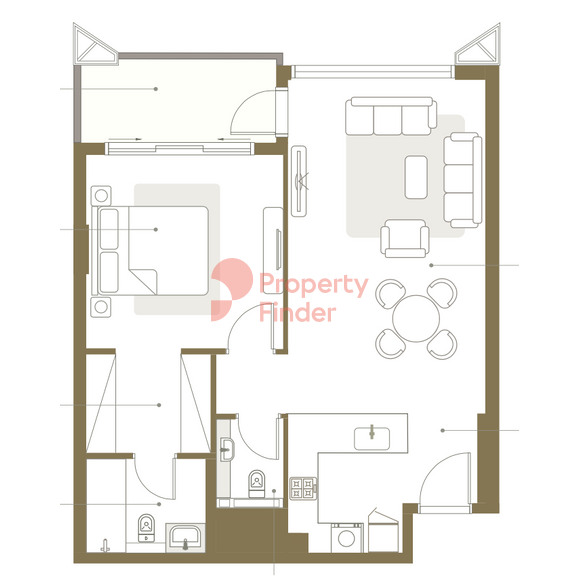 1 Bedroom Apartment