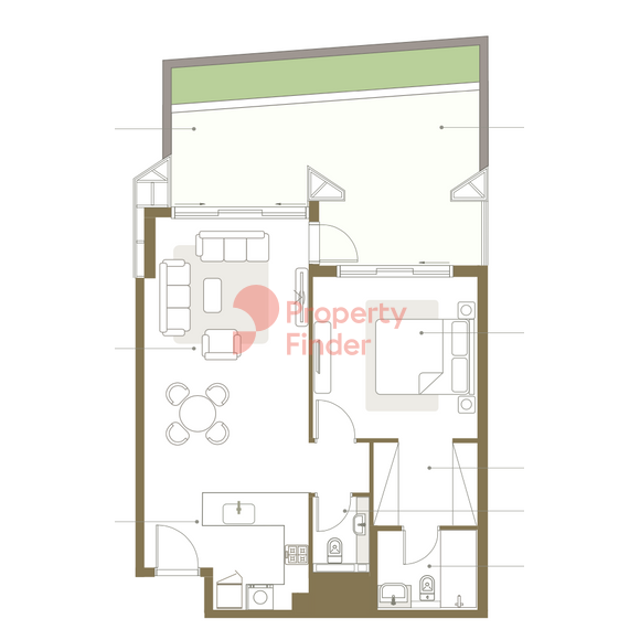 1 Bedroom Apartment