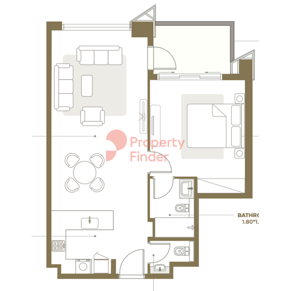 1 Bedroom Apartment