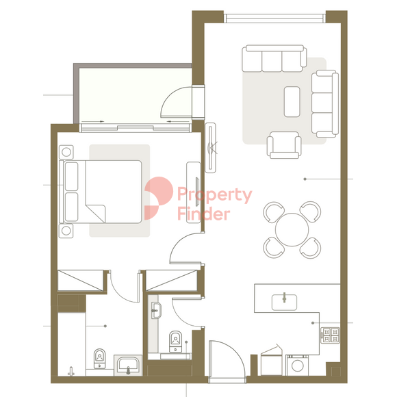 1 Bedroom Apartment