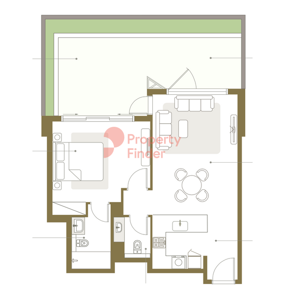 1 Bedroom Apartment