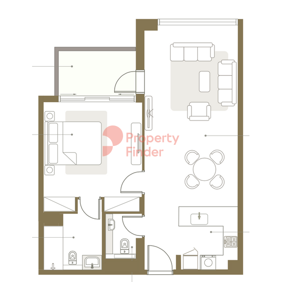 1 Bedroom Apartment