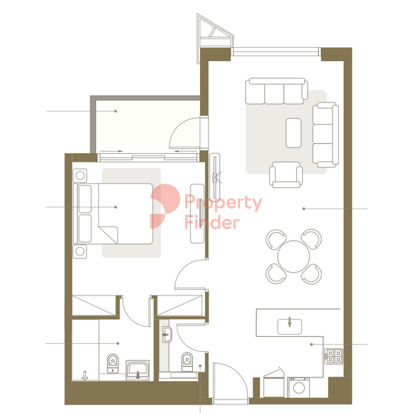 1 Bedroom Apartment