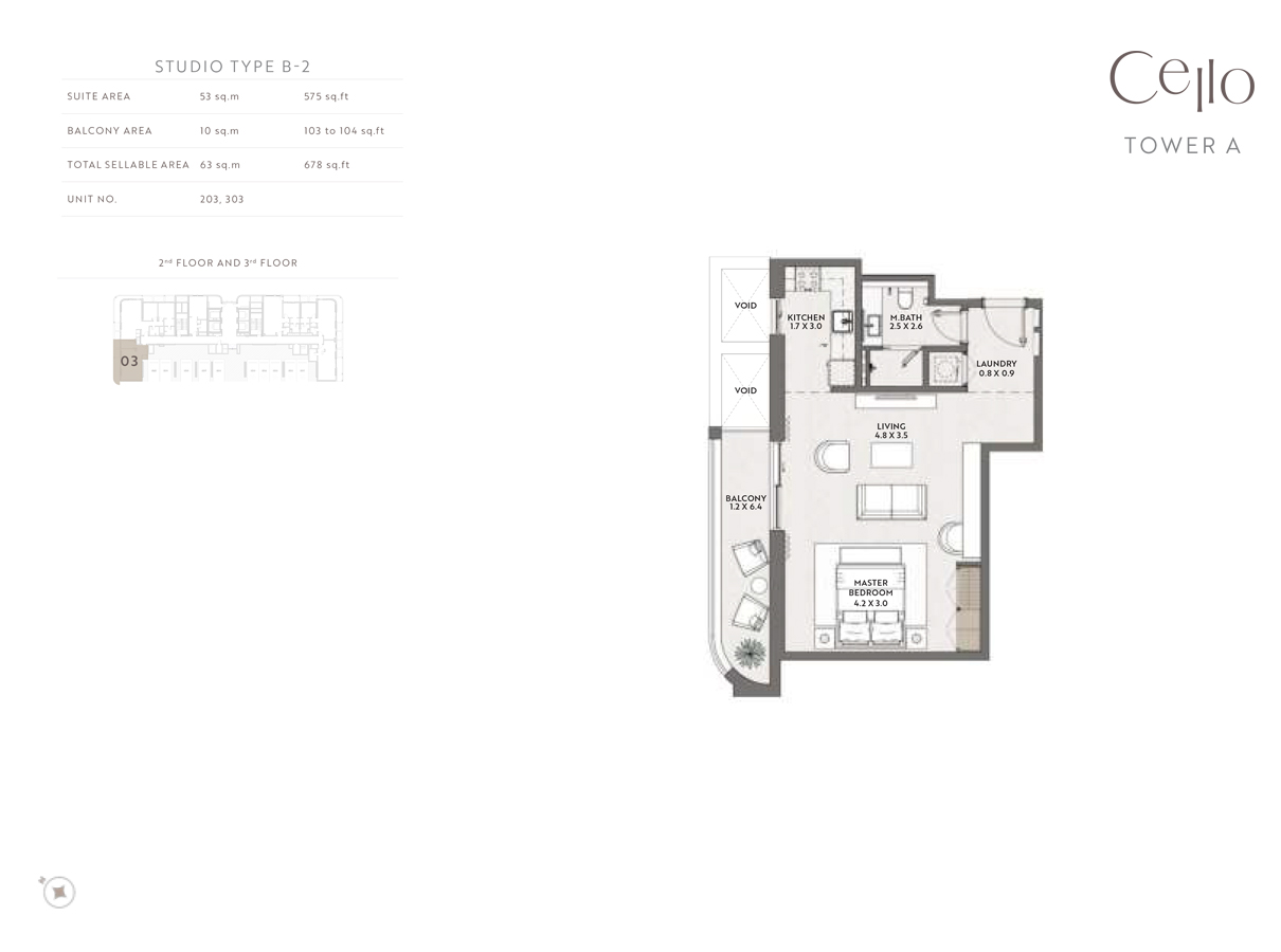 Tower A1 _ Type B2 Studio