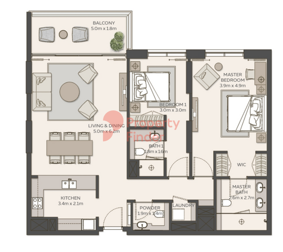 2 Bedroom Apartment