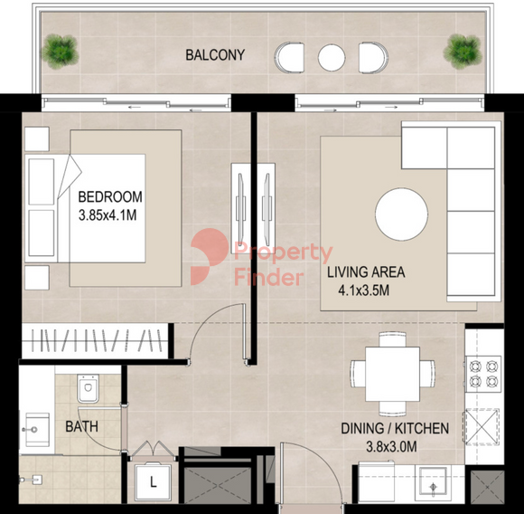 1 Bedroom Apartment