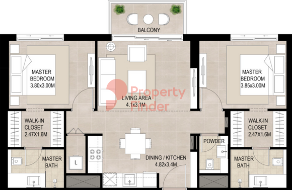 2 Bedroom Apartment