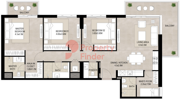 3 Bedroom Apartment