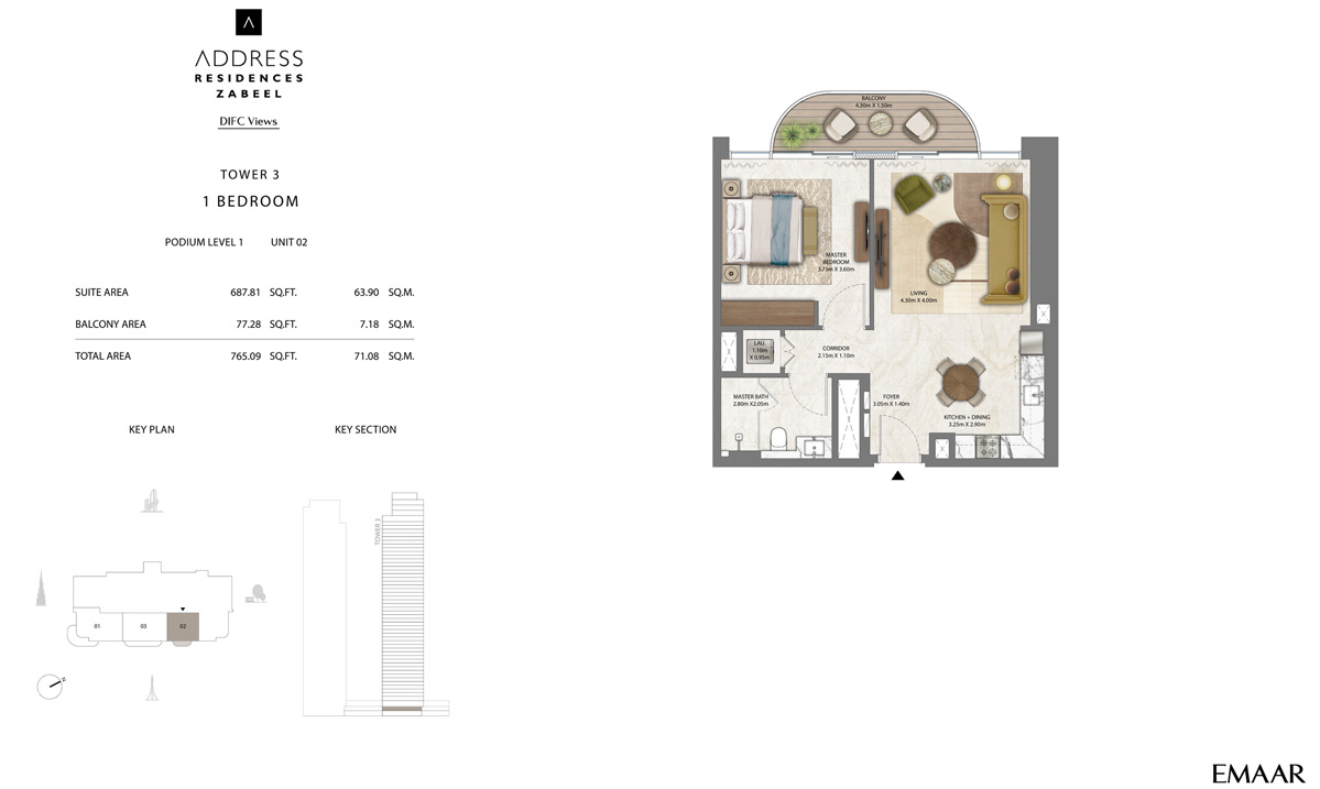 Unit 4, Podium Level 2 Tower 31BD