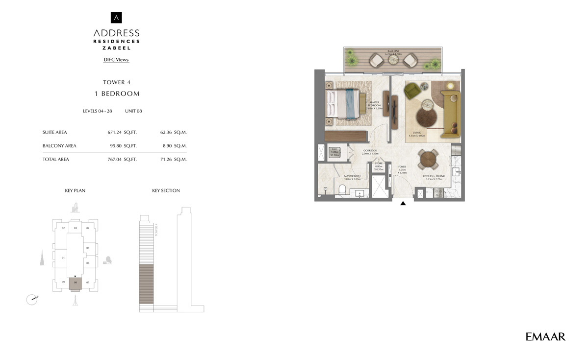 Unit 8, Level 31-49 Tower 4 1BD