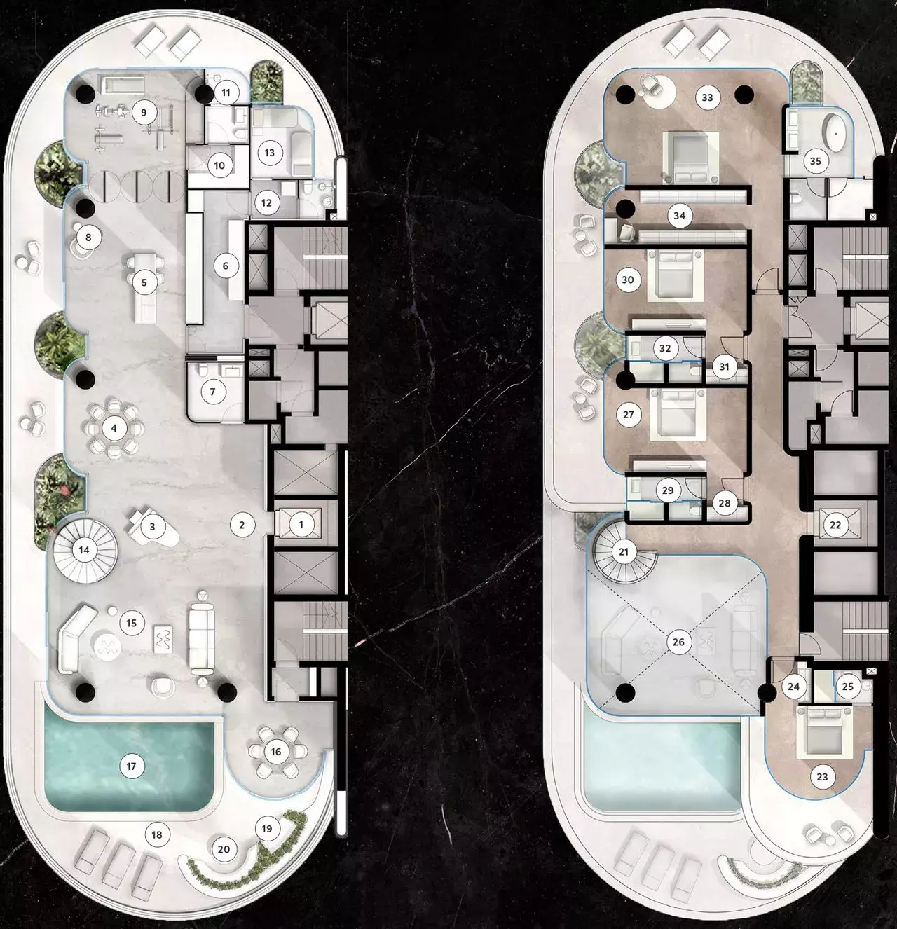 5 Bedroom Duplex