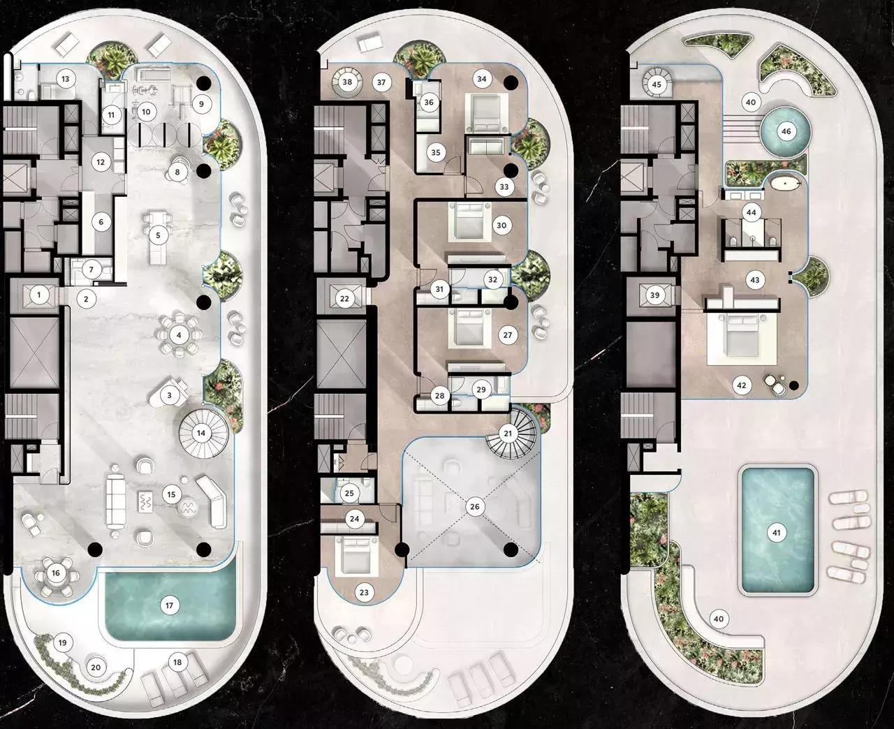 6 Bedroom Duplex