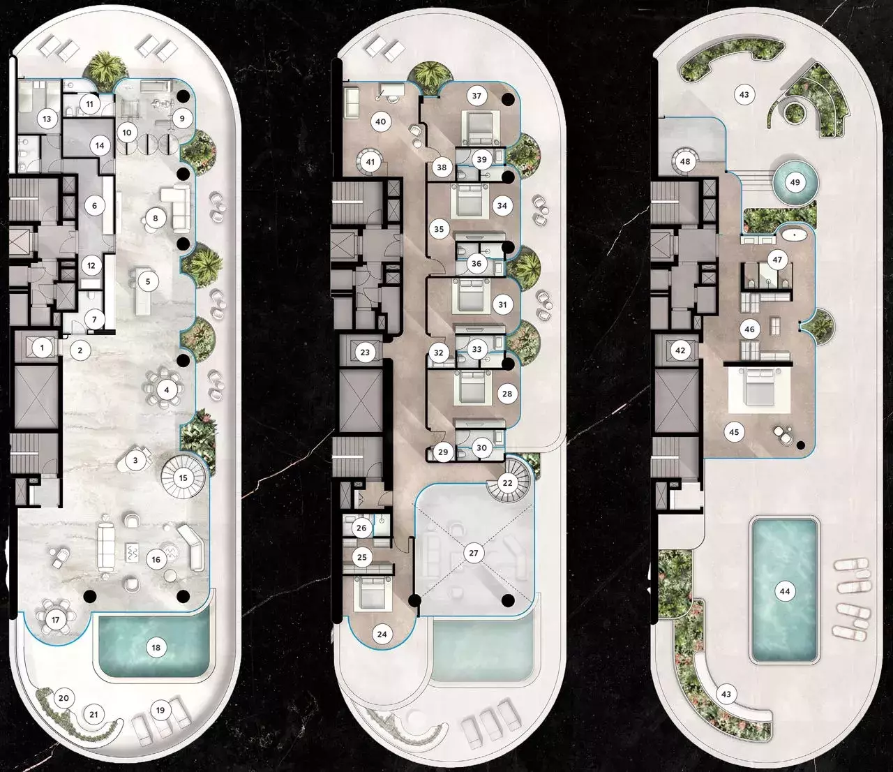7+ Bedroom Duplex