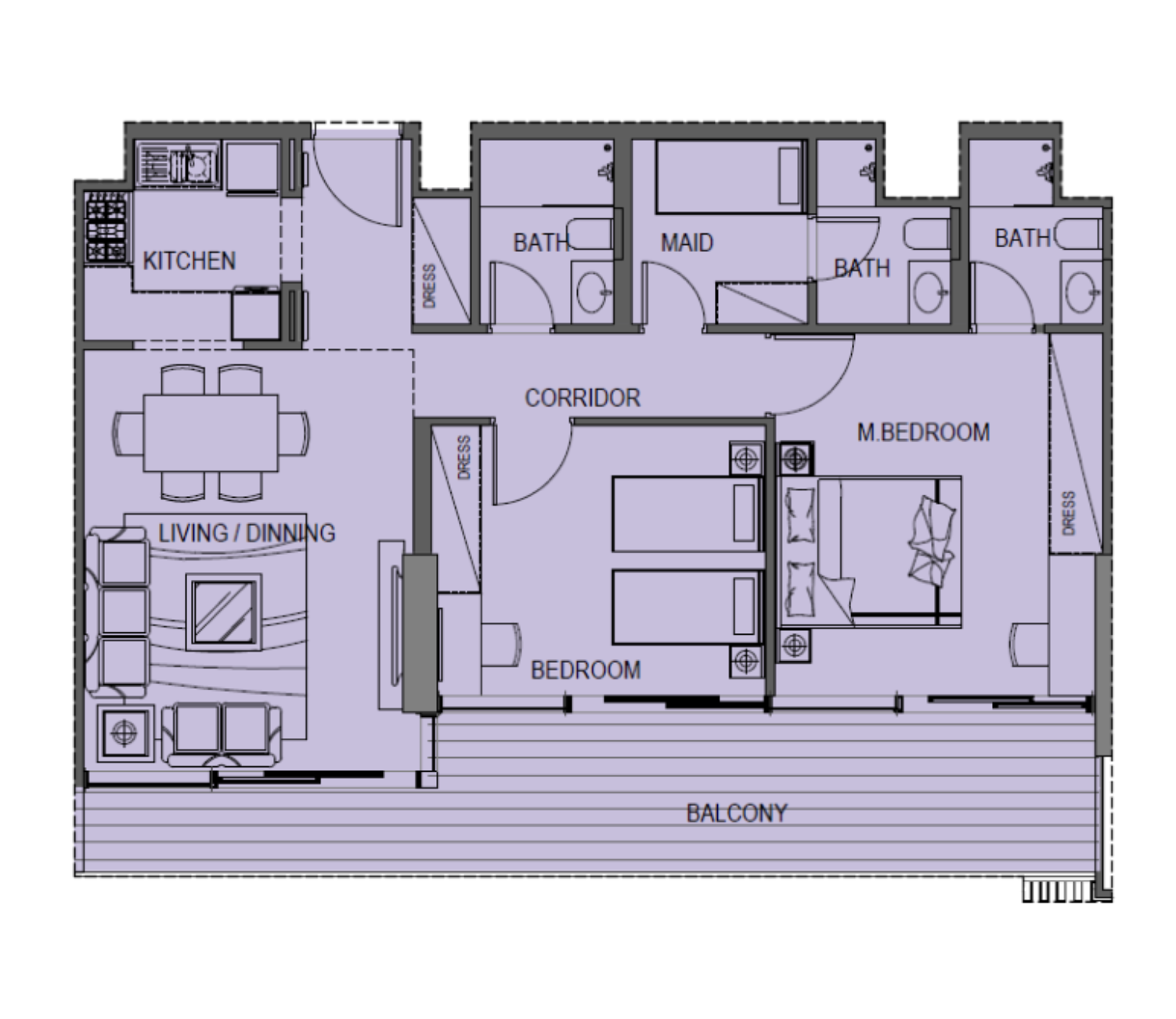 2 Bedroom Apartment