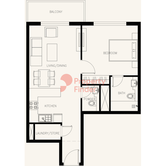 1 Bedroom Apartment