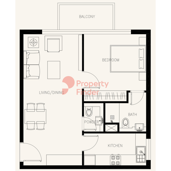 1 Bedroom Apartment