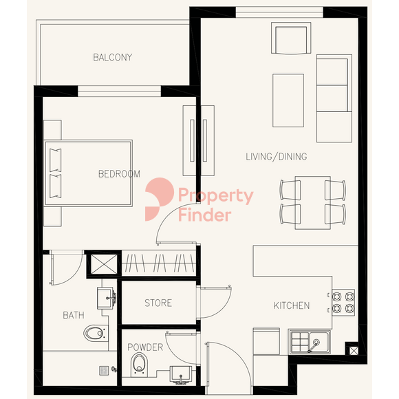 1 Bedroom Apartment