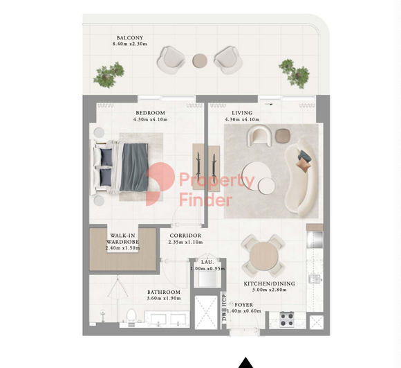 1 Bedroom Apartment