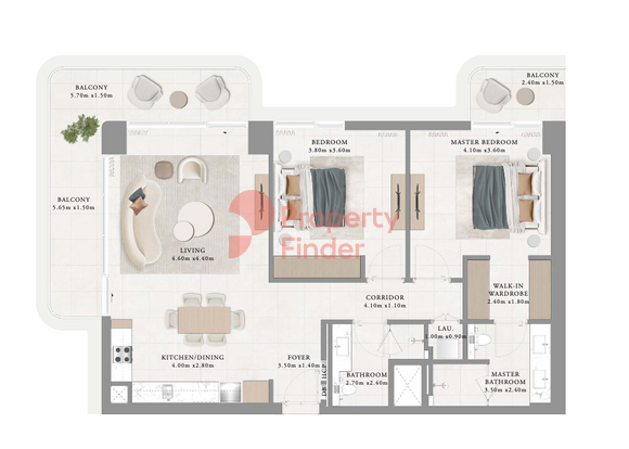2 Bedroom Apartment