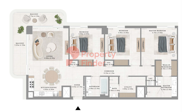 3 Bedroom Apartment