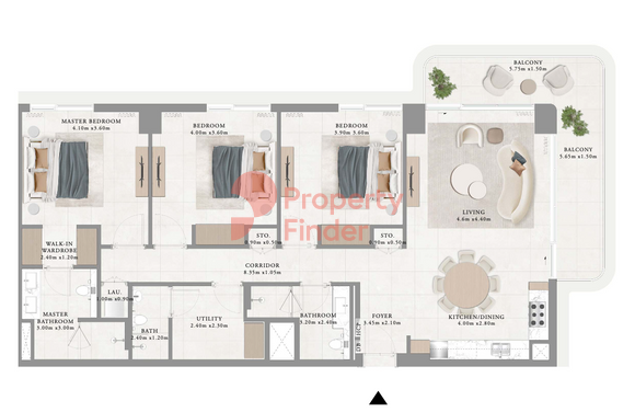 3 Bedroom Apartment