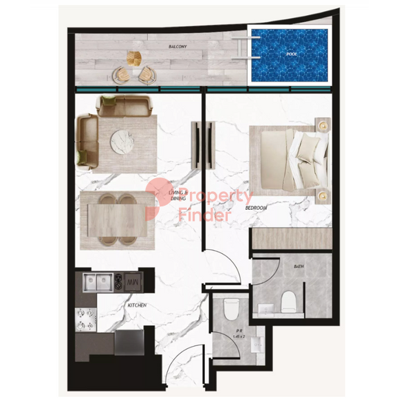 1 Bedroom Apartment