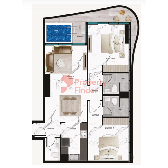 2 Bedroom Apartment