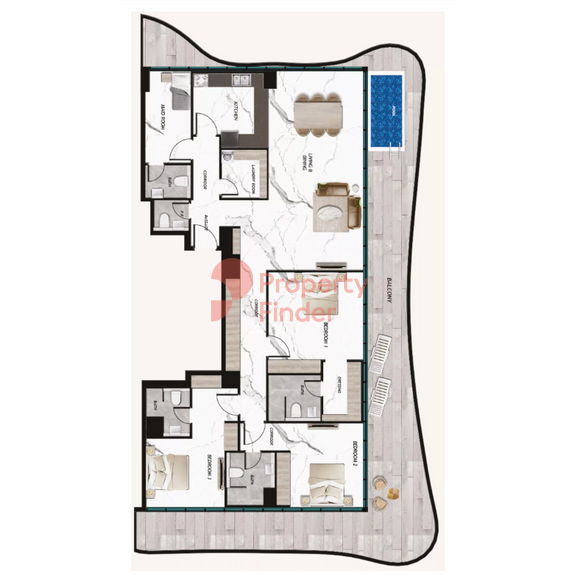 3 Bedroom Apartment