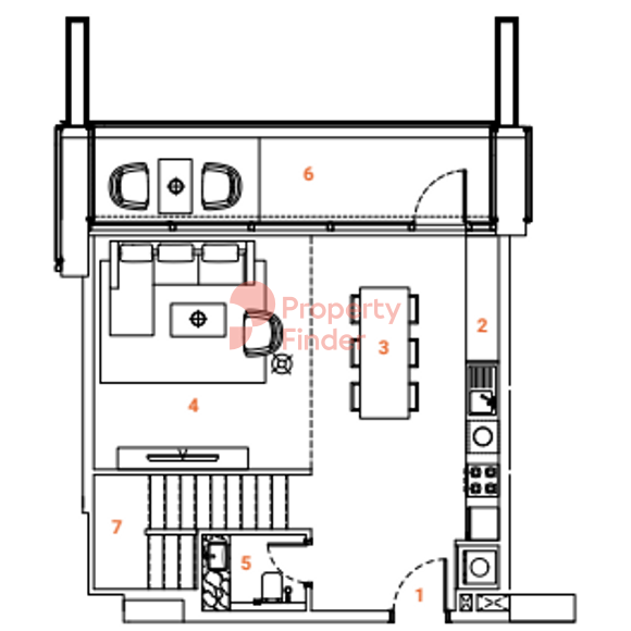 1 Bedroom Penthouse