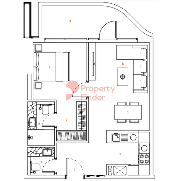 1 Bedroom Apartment