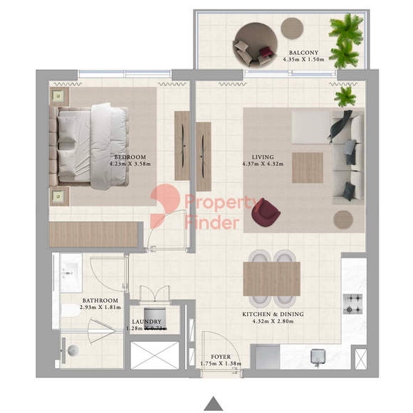 1 Bedroom Apartment