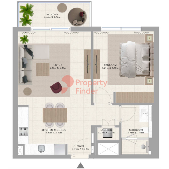 1 Bedroom Apartment