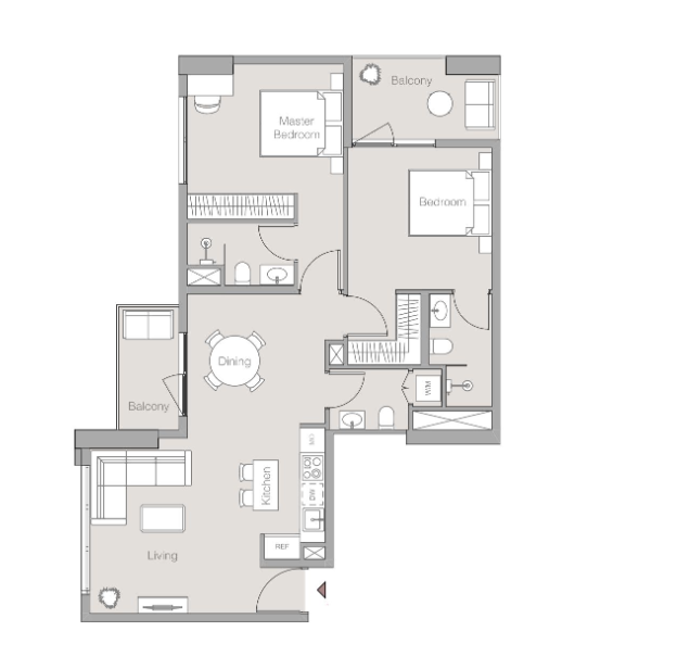 2 bedroom apartment