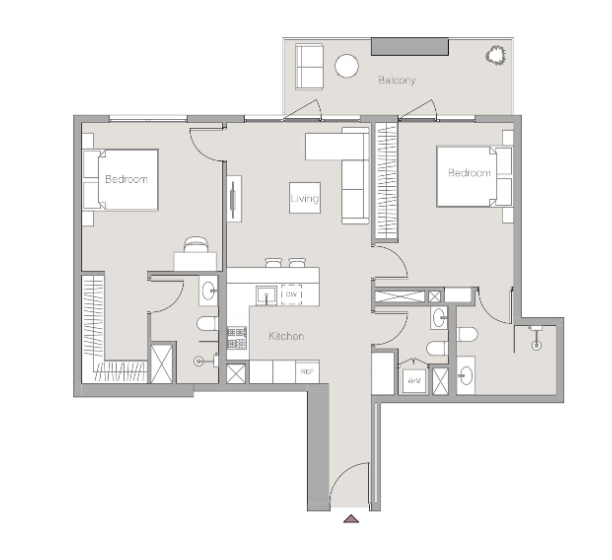2 bedroom apartment