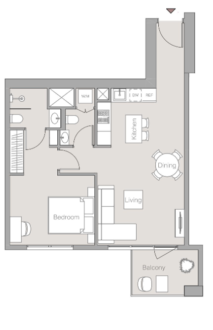 1 bedroom apartment