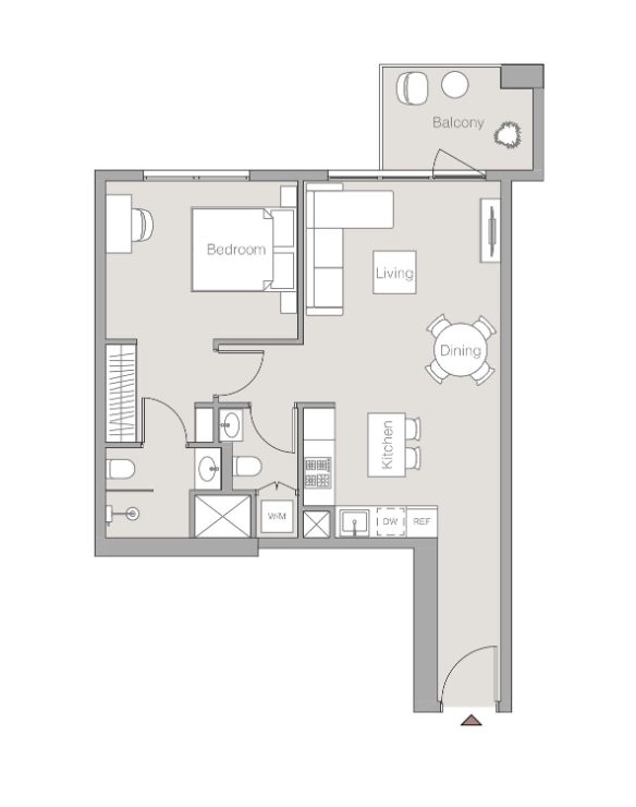 1 bedroom apartment