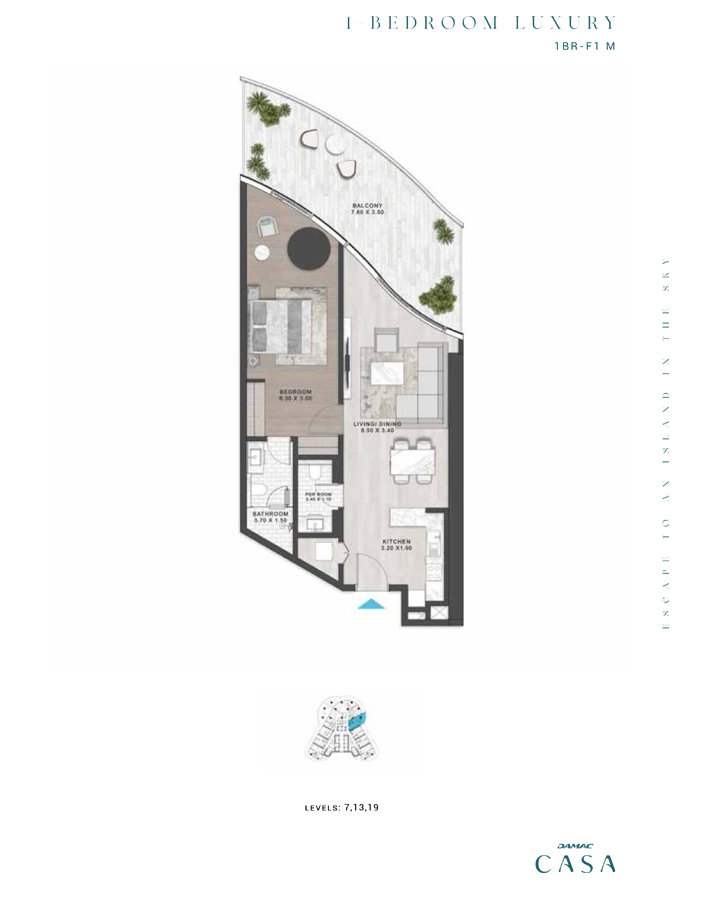 1 Bedroom Apartment
