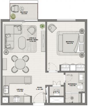 Type 1A Level 1-5 & 6-8 & 9 Building B - 3